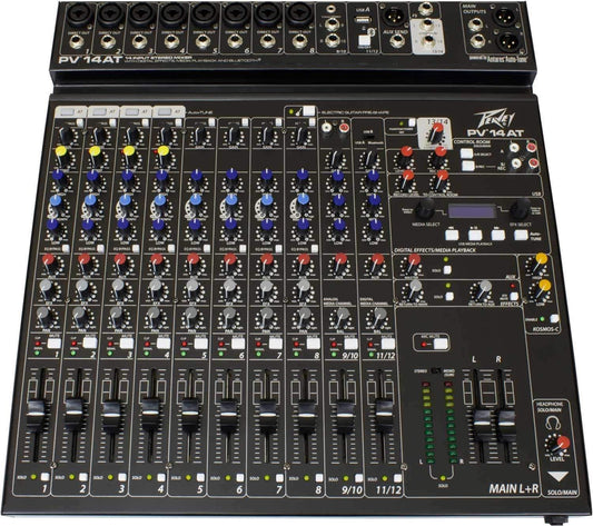 Peavey PV 14 AT 12-Channel Mixer with Autotune - PSSL ProSound and Stage Lighting