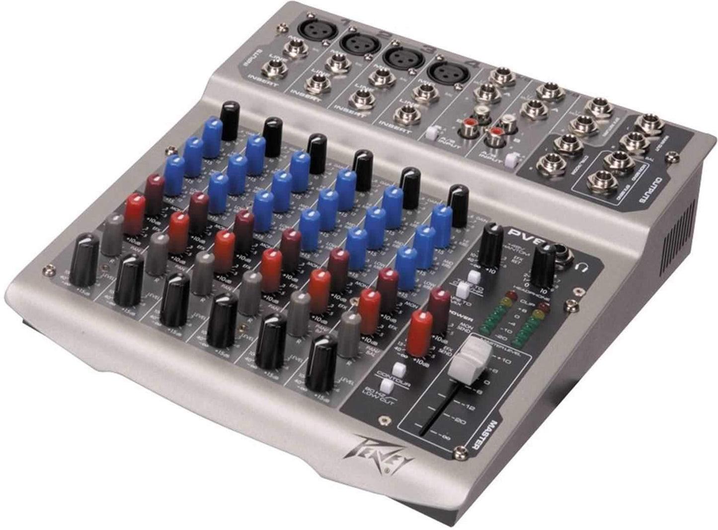 Peavey PV8 USB 8 Ch Compact Live Sound PA Mixer - PSSL ProSound and Stage Lighting