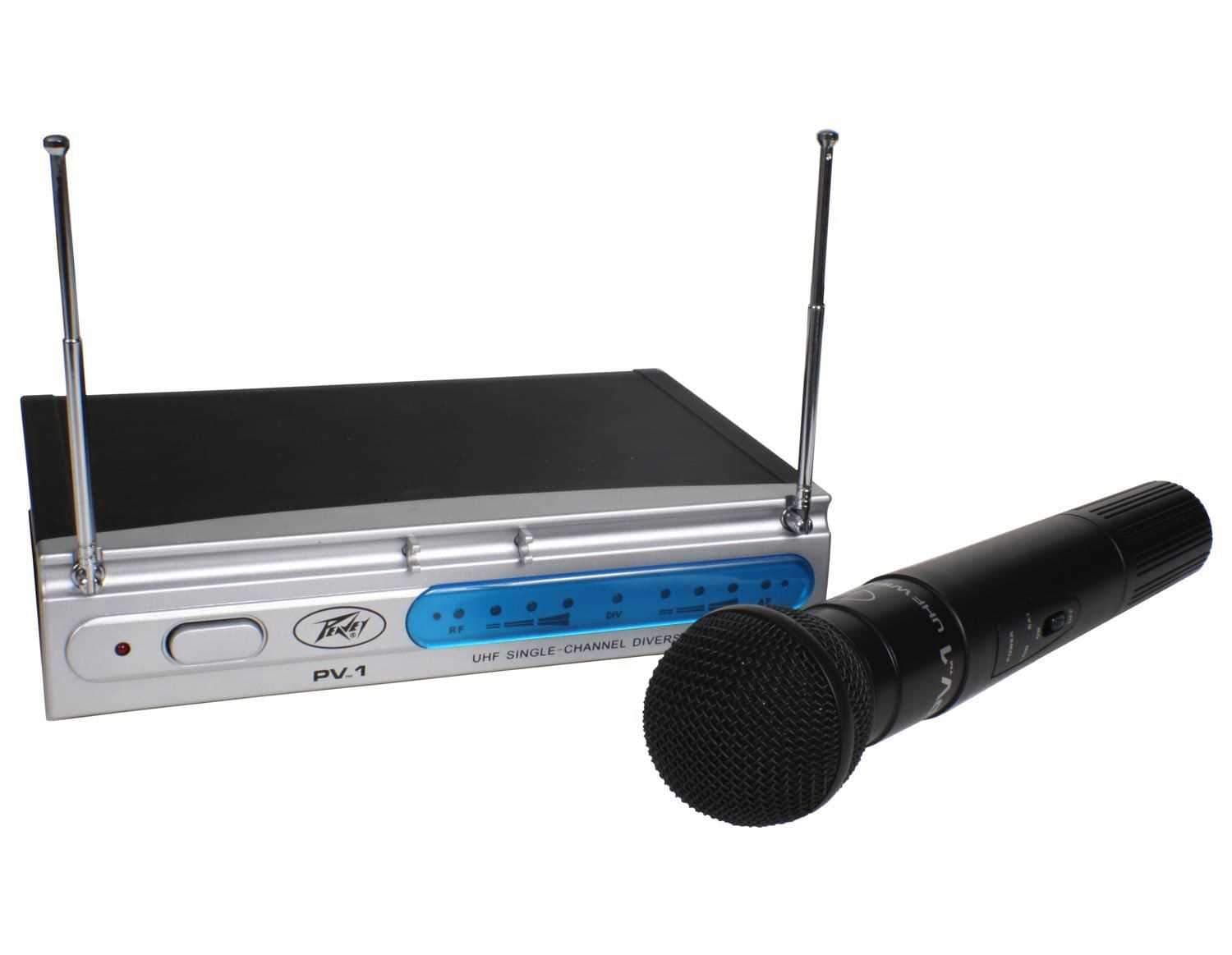 Peavey PV1 U1 UHF Wireless Handheld Mic System - PSSL ProSound and Stage Lighting