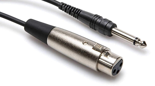 10Ft Single XLR (F) To 1/4 (M) TS Cable - PSSL ProSound and Stage Lighting