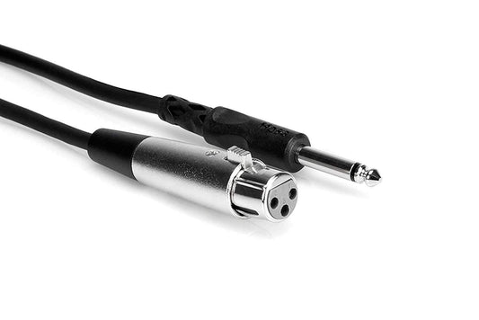 Hosa PXF-115 Interconnect XLR (F) to 1/4 TS 15ft - PSSL ProSound and Stage Lighting