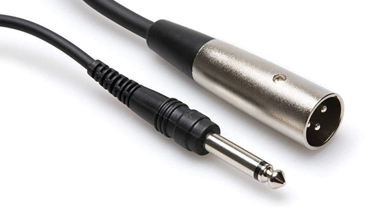 Hosa 3 Ft XLR (M) to 1/4-Inch Patch Cable - PSSL ProSound and Stage Lighting