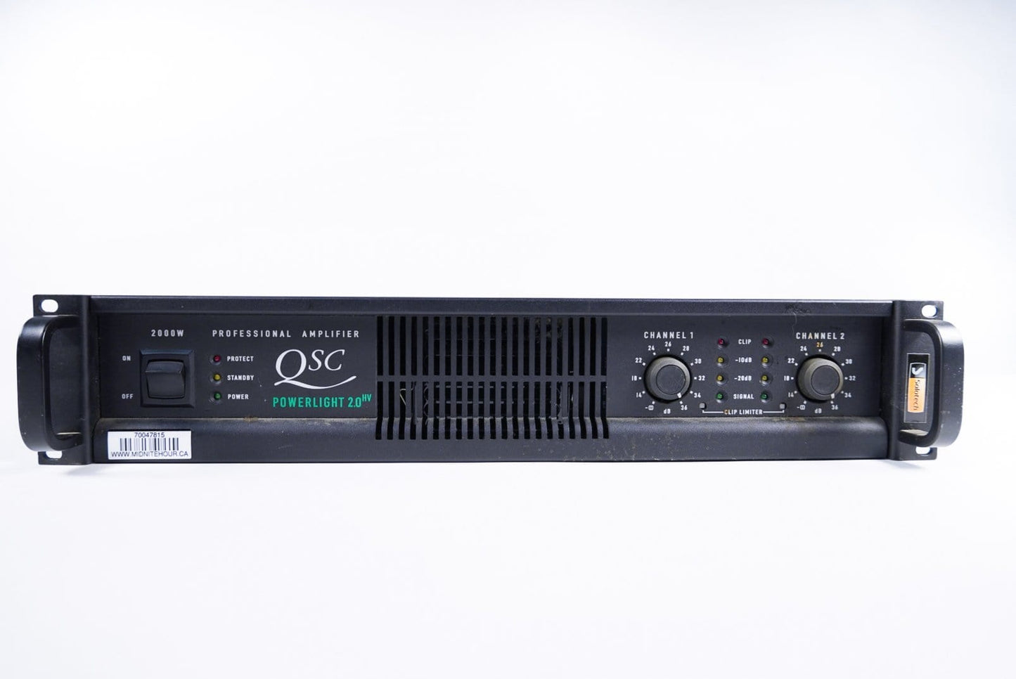 QSC PL2.0 2-Channel 650-Watt Audio Amplifier - PSSL ProSound and Stage Lighting
