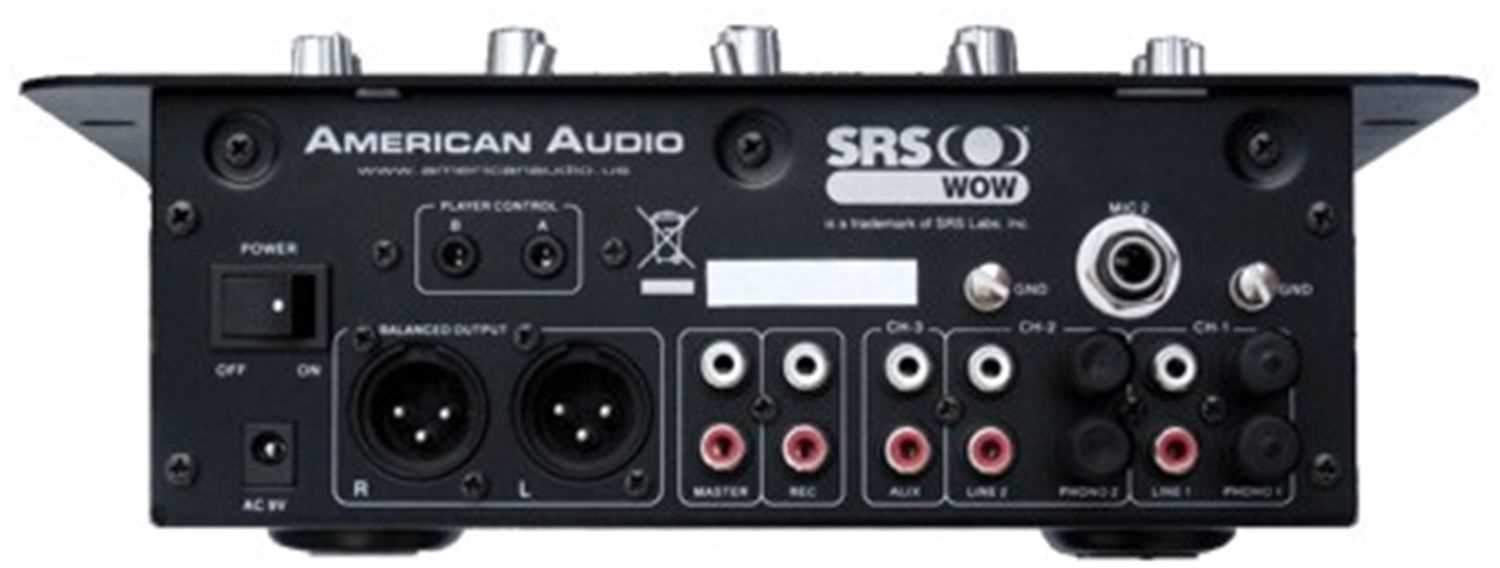 American Audio QD6 3 Channel Pro DJ Mixer - PSSL ProSound and Stage Lighting