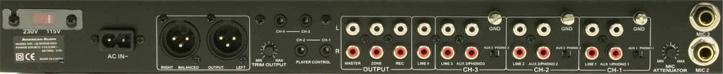 American Audio Q-SPAND-Pro Mixer with Sonic Enhance - PSSL ProSound and Stage Lighting