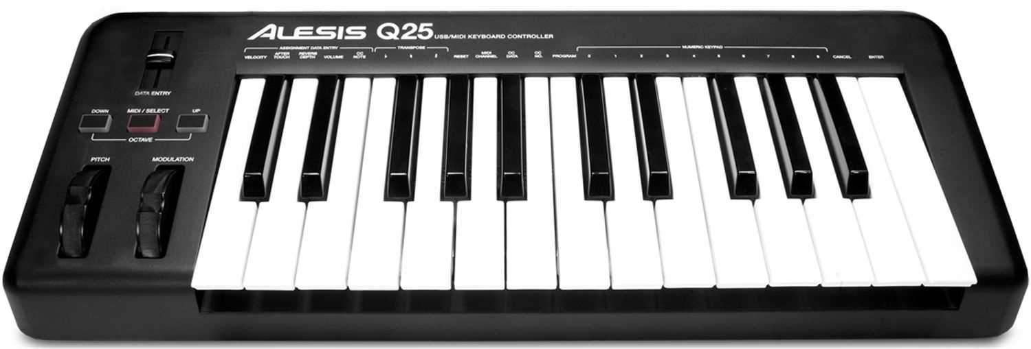 Alesis Q25 Keyboard Controller with USB & MIDI - PSSL ProSound and Stage Lighting