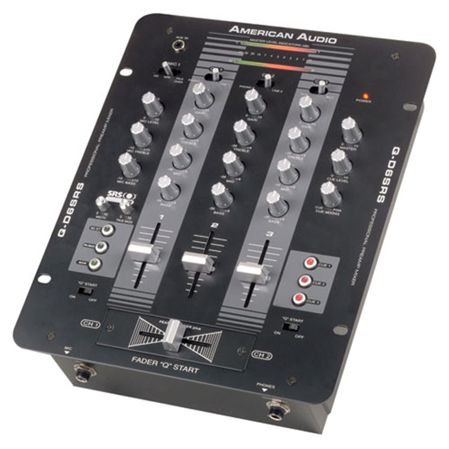 American Audio Qd6-Srs 3-Ch Mixer with Sonic Enhance - PSSL ProSound and Stage Lighting