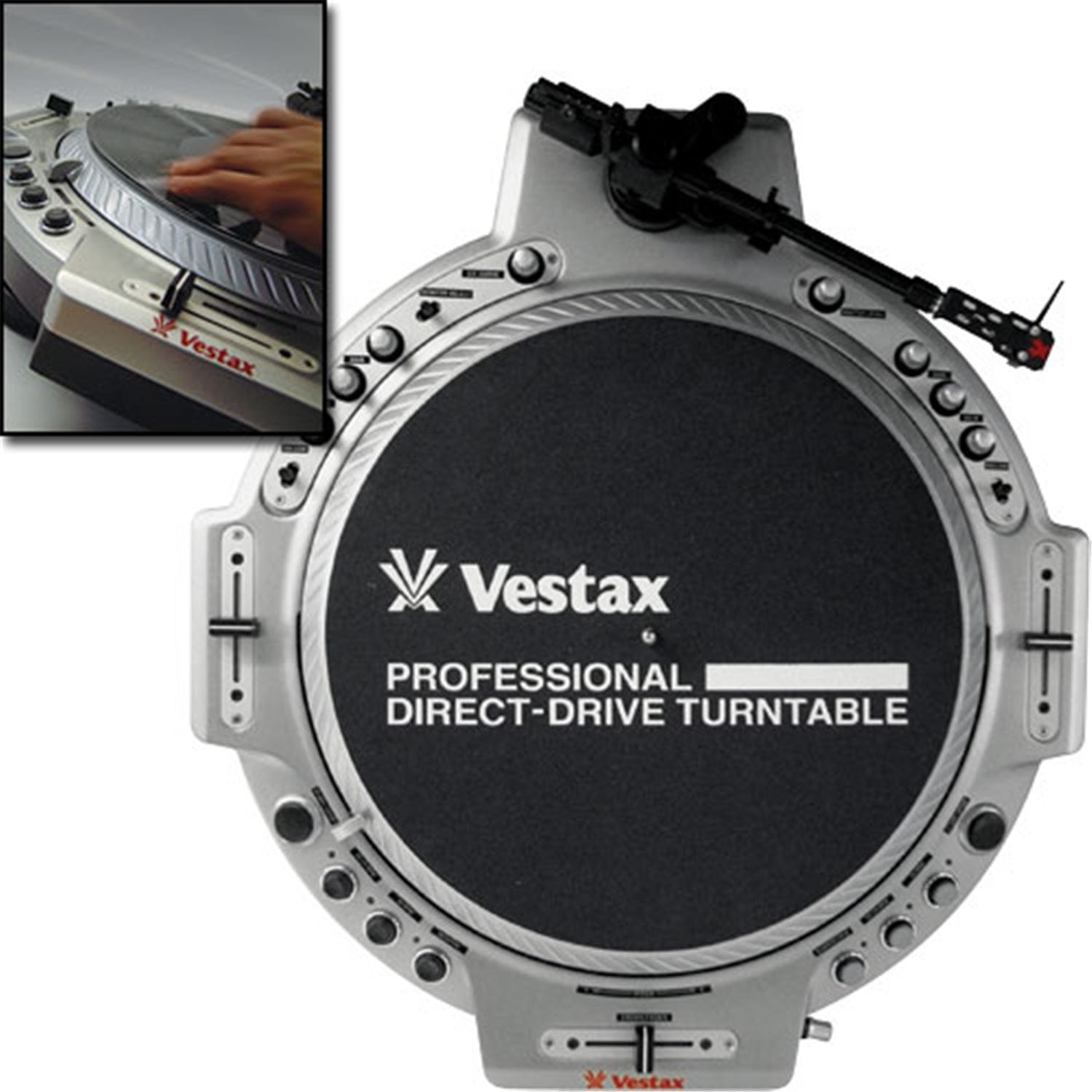 Vestax QFO Turntable With 2-Channel Mixer - PSSL ProSound and Stage Lighting