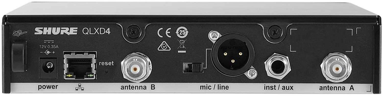 Shure QLXD Dual Wireless Mic WL185 Lav & SM58 V50 - PSSL ProSound and Stage Lighting