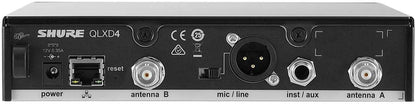 Shure QLXD Wireless Lavalier Mic Sys with WL184 H50 - PSSL ProSound and Stage Lighting