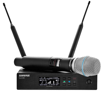 Shure QLXD24B87A Wireless Vocal Mic with Beta87a - PSSL ProSound and Stage Lighting