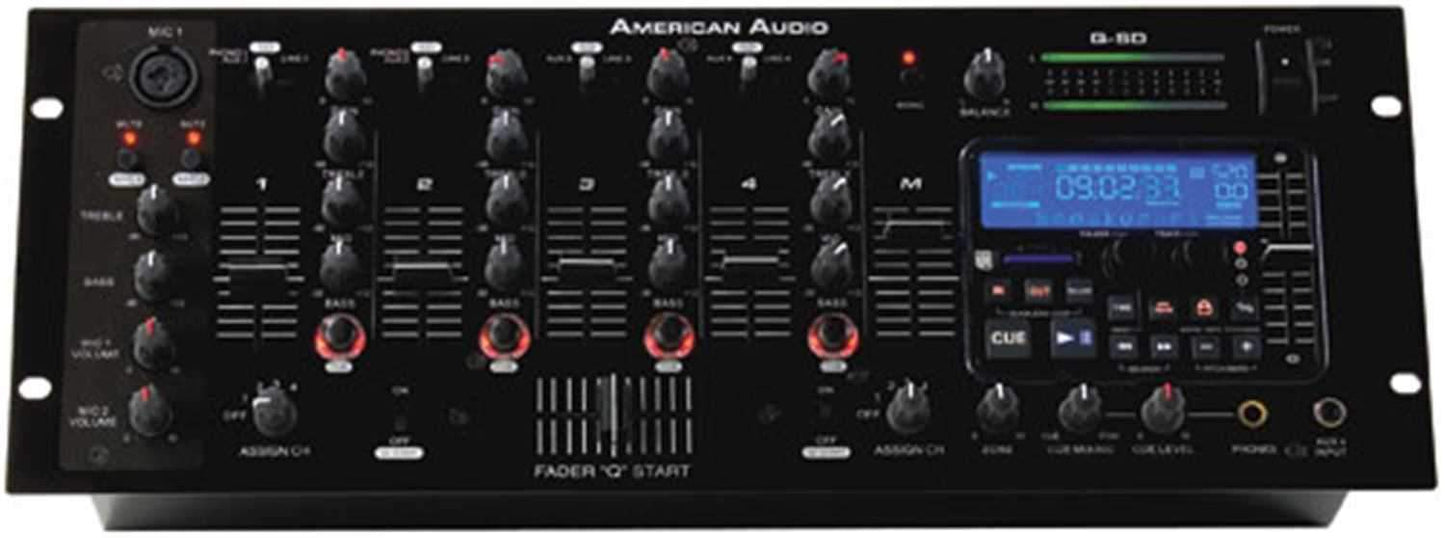 American Audio QSD 19 In DJ Mixer With SD Player - PSSL ProSound and Stage Lighting