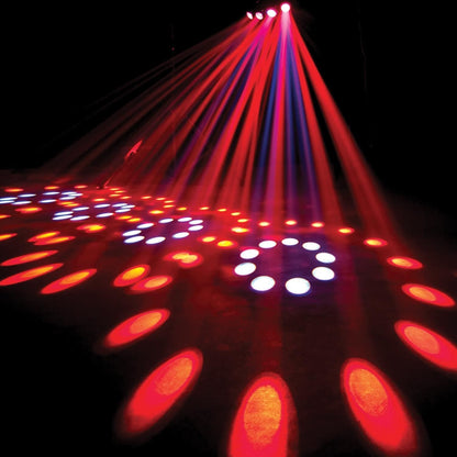 ADJ American DJ Quad Gem DMX Moonflower LED Light - PSSL ProSound and Stage Lighting