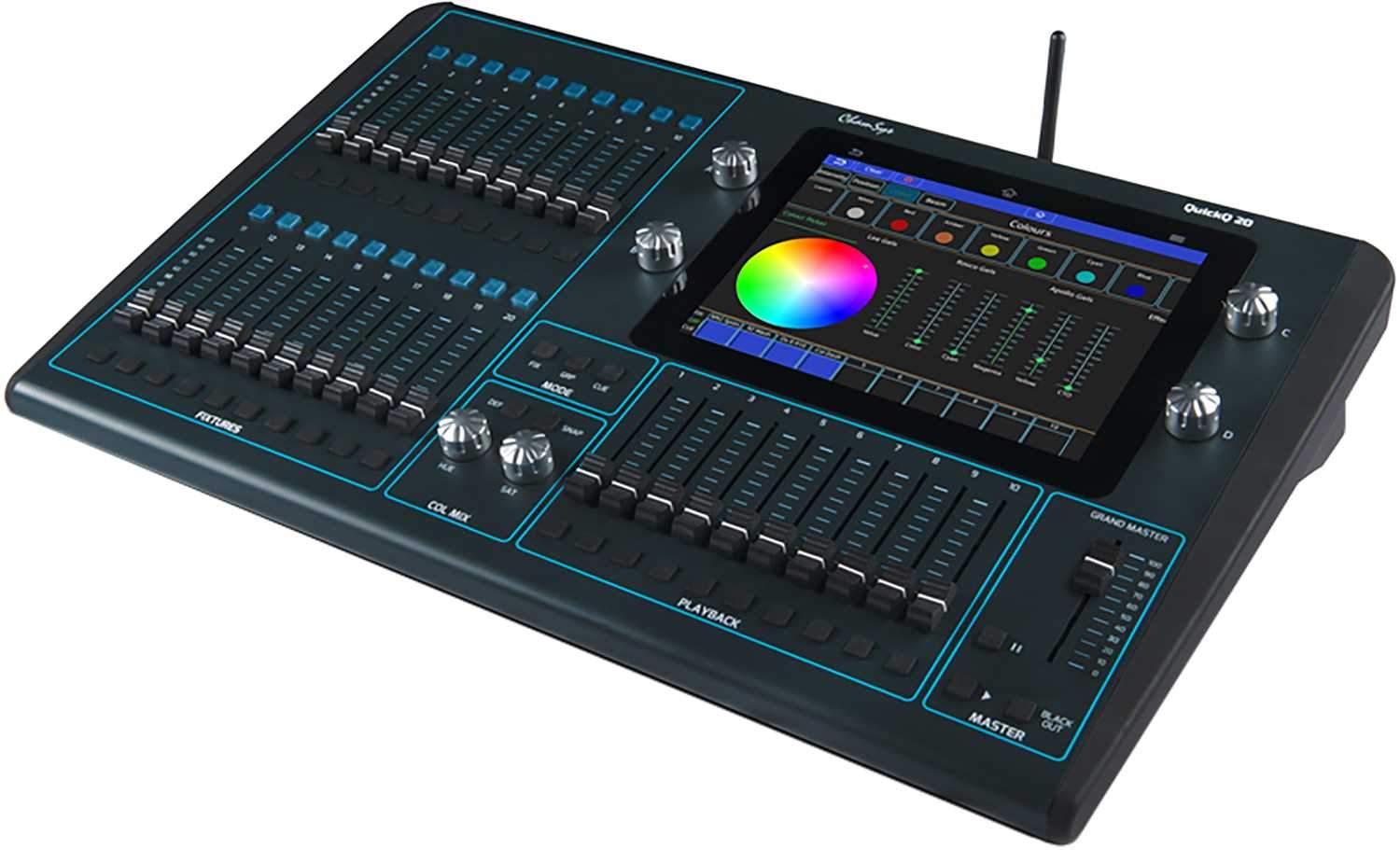 ChamSys QuickQ 20 2-Universe Compact Lighting Console - PSSL ProSound and Stage Lighting