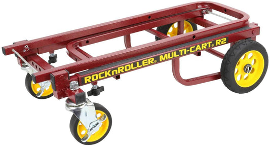 Rock N Roller R2RT-RD Red MultiCart with R Trac Tires - PSSL ProSound and Stage Lighting