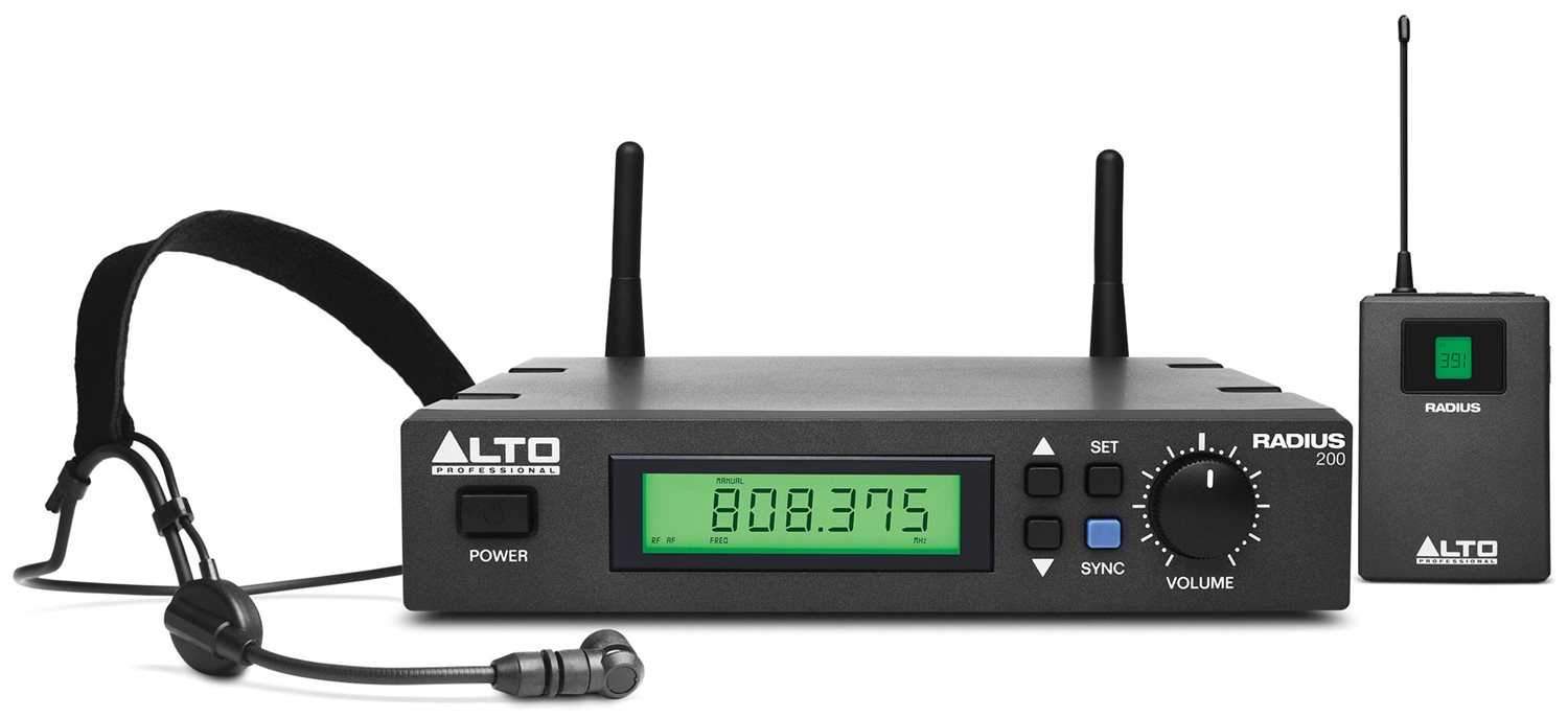 Alto Professional RADIUS 200H UHF Wireless Headset Microphone - PSSL ProSound and Stage Lighting