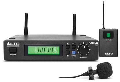 Alto Professional RADIUS 200L UHF Wireless Lavalier Microphone - PSSL ProSound and Stage Lighting