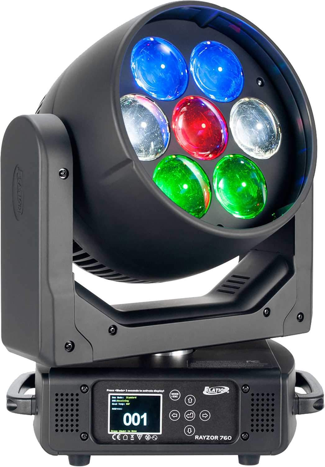 Elation RAYZOR 760 RGBW Moving Head with SparkLED System - PSSL ProSound and Stage Lighting