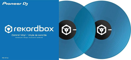 Pioneer DJ RB-VD1-CB Control Vinyl for rekordbox DJ Double Blue Pack - PSSL ProSound and Stage Lighting