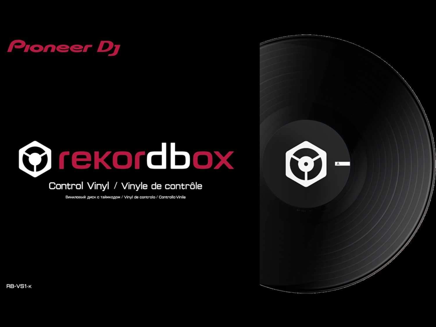 Pioneer DJ RB-VS1-K Control Vinyl for rekordbox DJ PSSL ProSound and  Stage Lighting