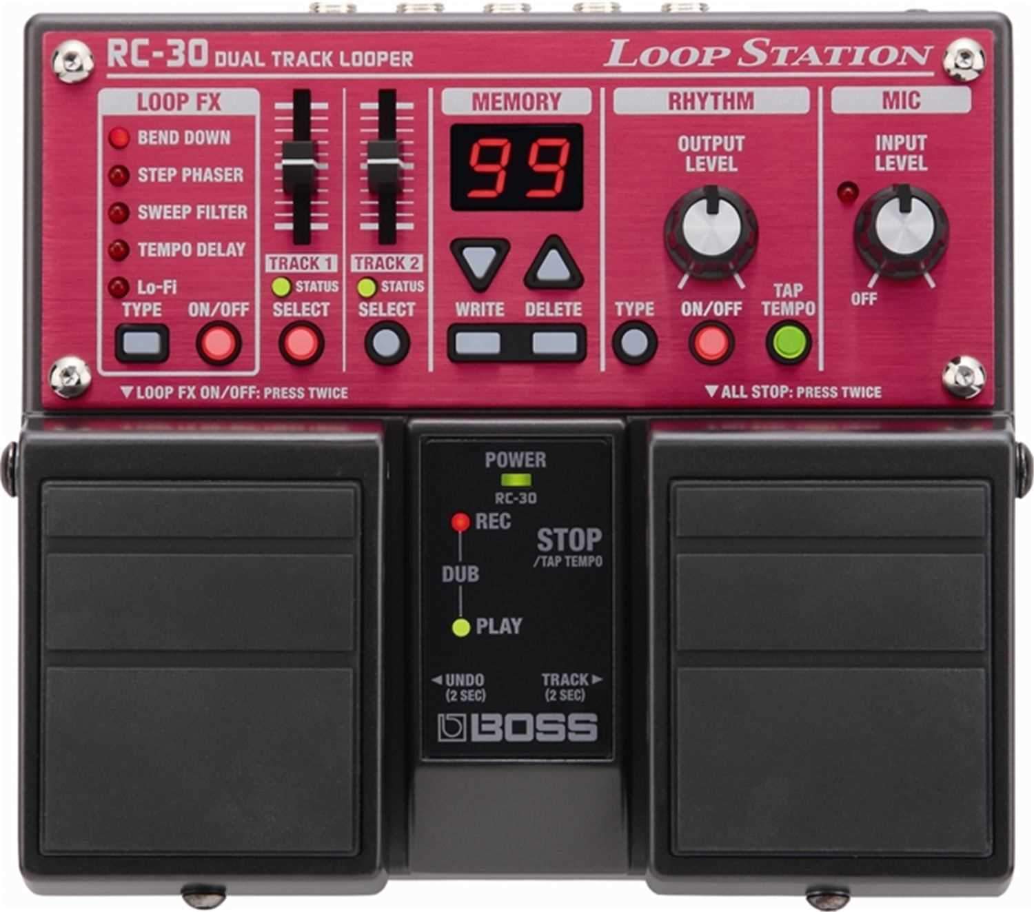BOSS RC-30 - Stomp Box Stereo Loop Station - PSSL ProSound and Stage Lighting