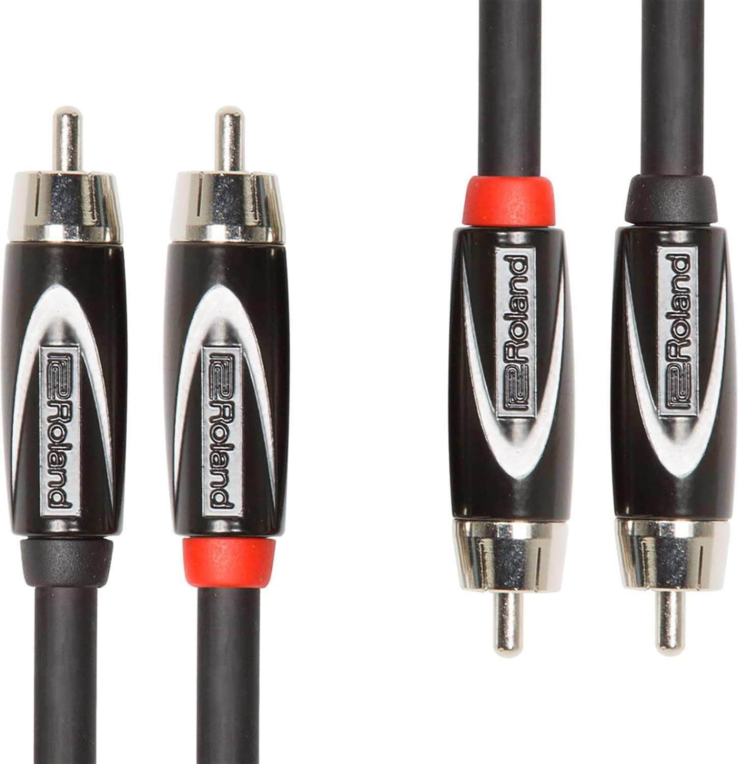Roland RCC-15-2R2R 15ft Dual RCA to RCA Cables - PSSL ProSound and Stage Lighting
