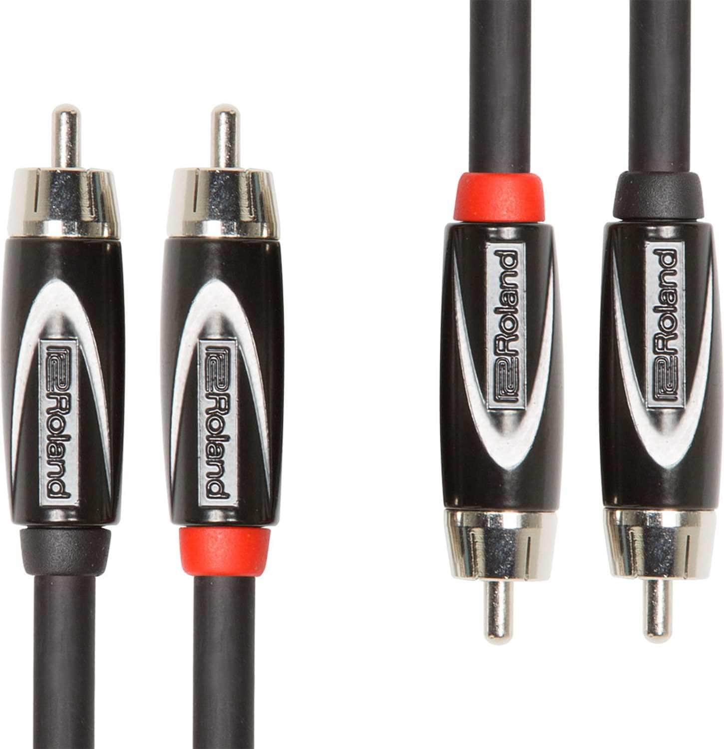 Roland RCC-5-2R2R 5ft Dual RCA to RCA Cables - PSSL ProSound and Stage Lighting