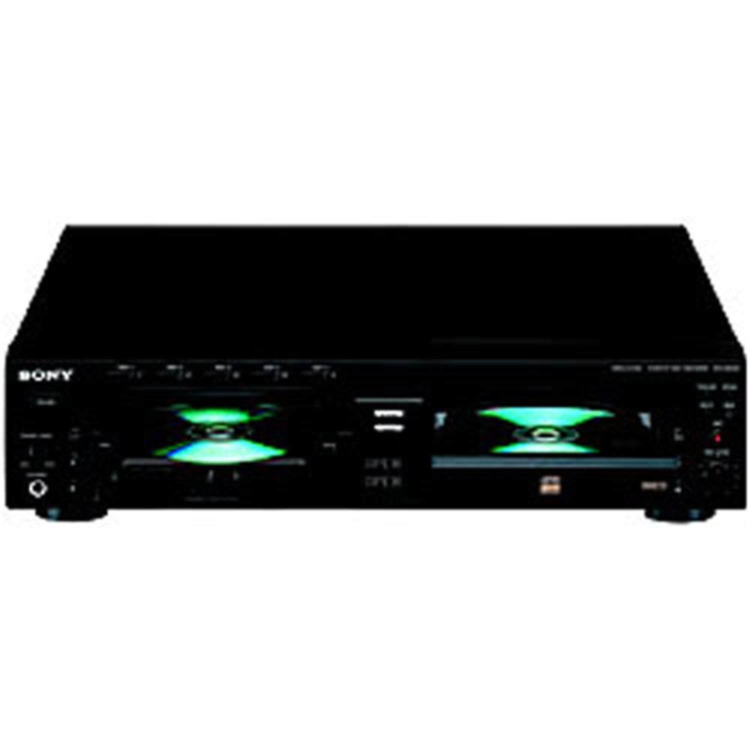Sony RCDW500C Dual Deck 5 CD Changer/Recorder - PSSL ProSound and Stage Lighting