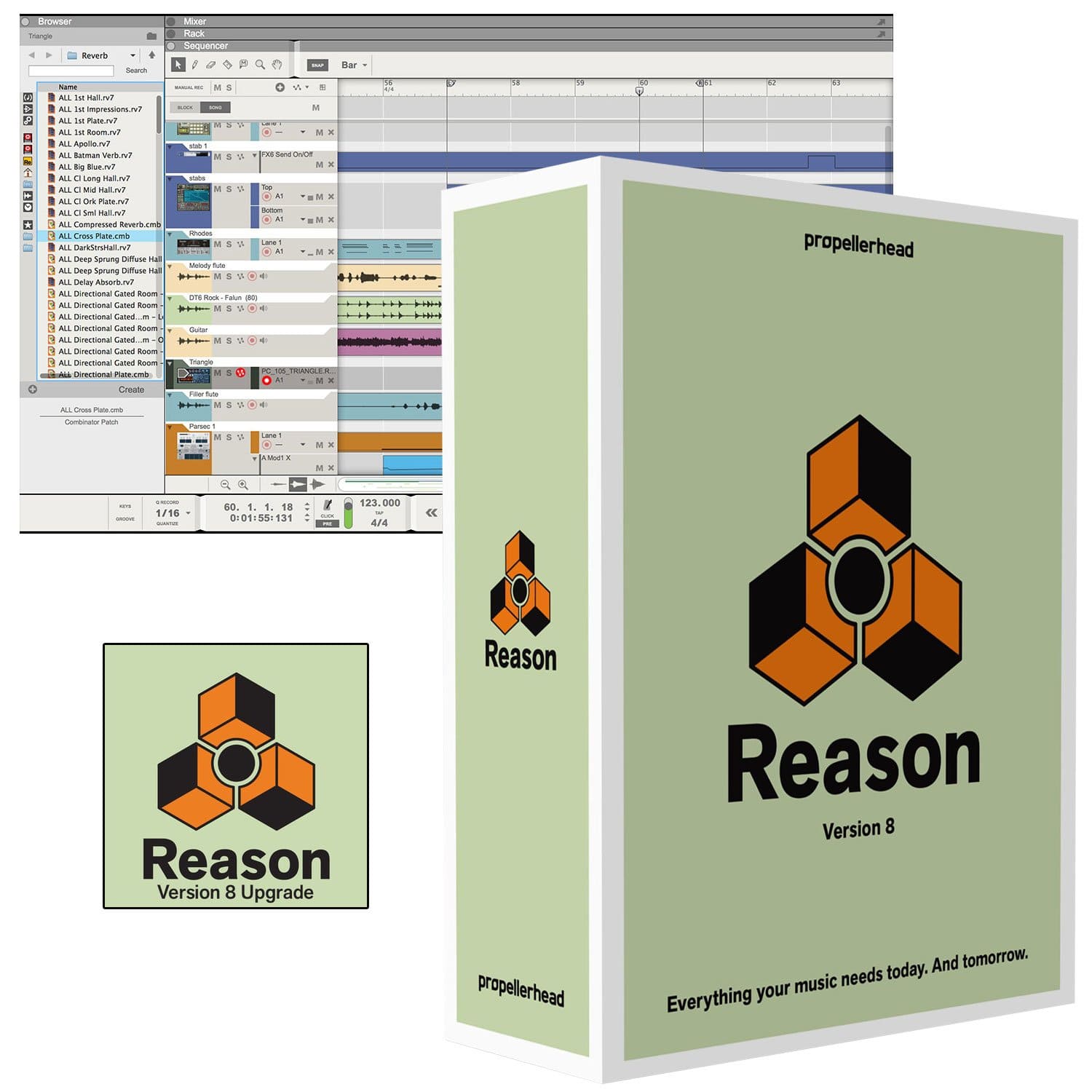 Propellerhead REASON 8 Upgrade from Any Version - PSSL ProSound and Stage Lighting