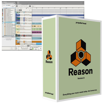 Propellerhead Reason 8 Software Full Version Boxed - PSSL ProSound and Stage Lighting