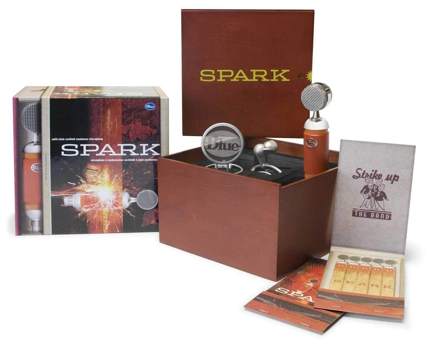 Blue Spark Large Diaphragm Condenser Microphone Stereo Set - PSSL ProSound and Stage Lighting