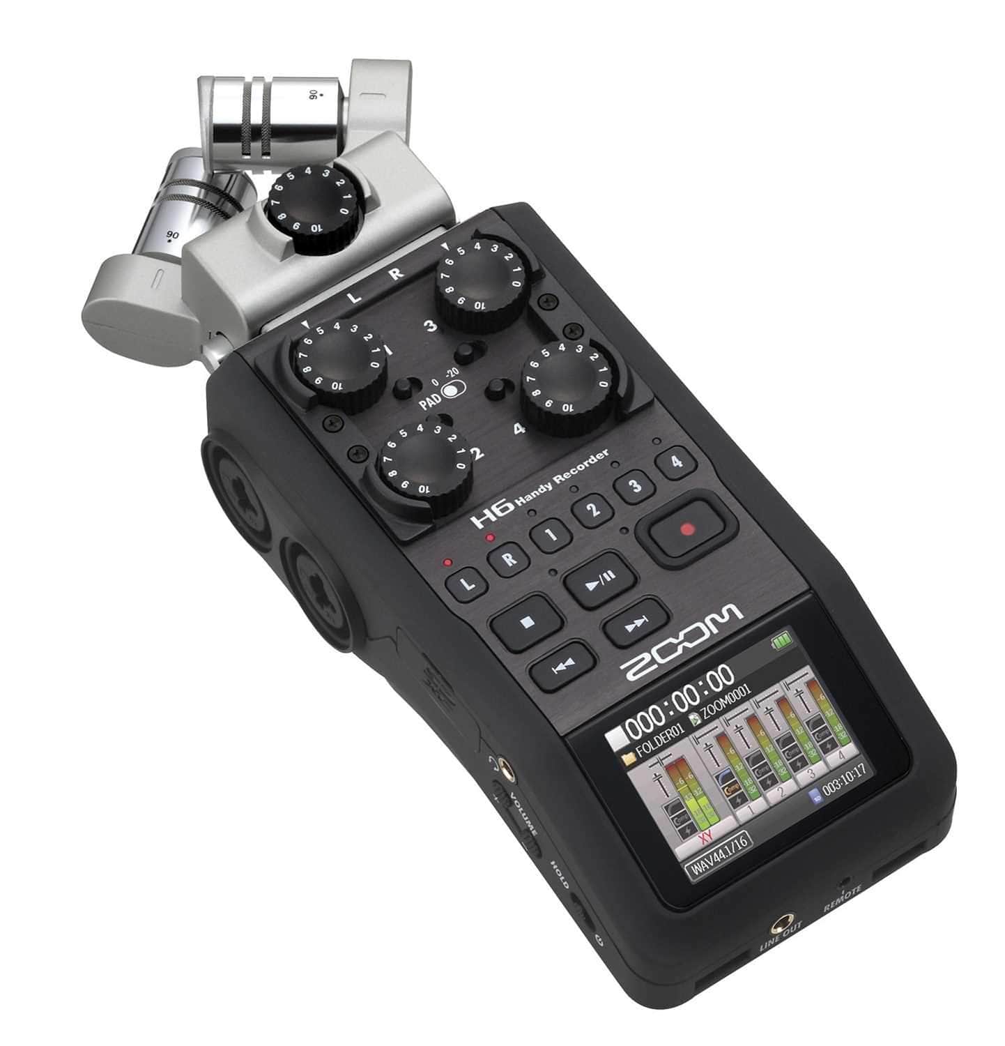 Zoom H6 Field Recorder with Gator Waterproof Case - PSSL ProSound and Stage Lighting