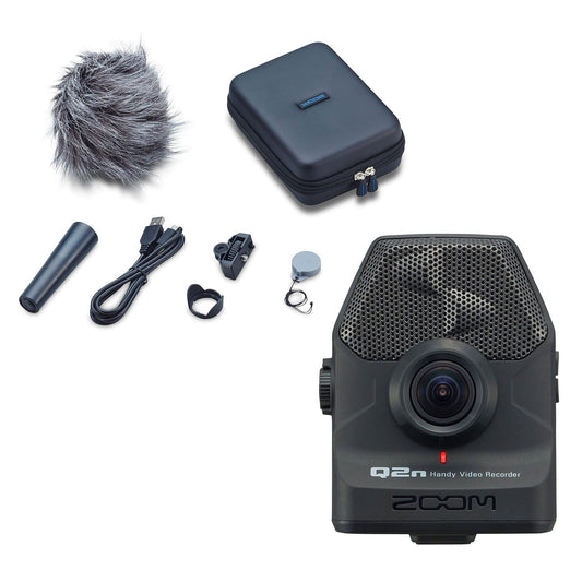 Zoom Q2n Video & Audio Recorder with Accessory Pack - PSSL ProSound and Stage Lighting