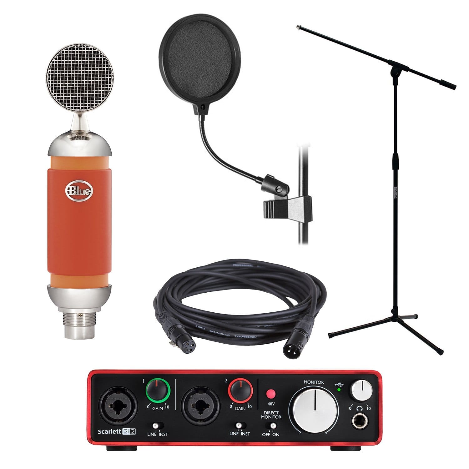 Blue Spark Condenser Mic Home Recording Package - PSSL ProSound and Stage Lighting