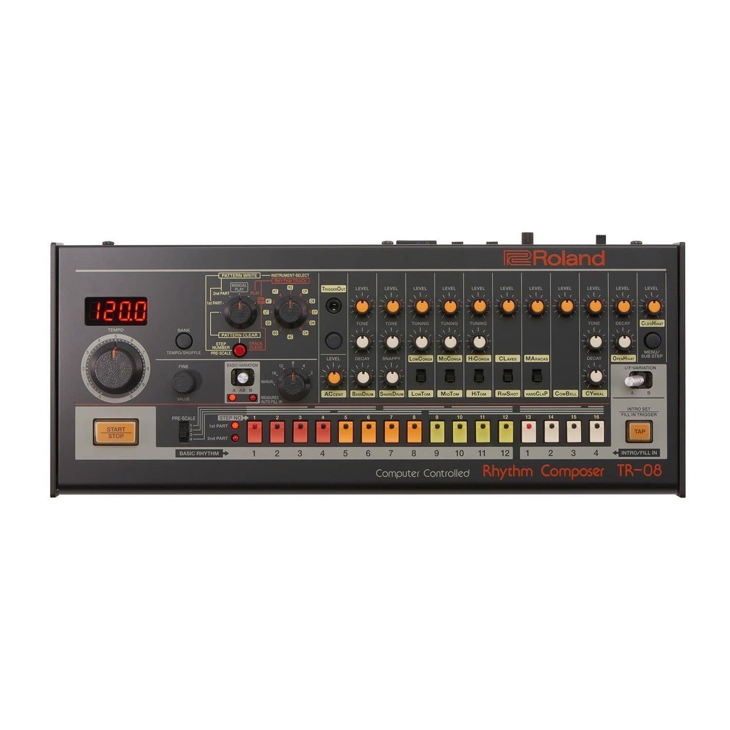 Roland TR-08 Rhythm Composer & V-MODA LP2 Headphones - PSSL ProSound and Stage Lighting