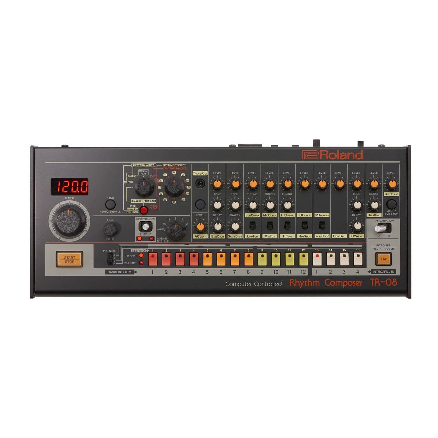 Roland TR-08 Rhythm Composer & Case with V-MODA Headphones - PSSL ProSound and Stage Lighting
