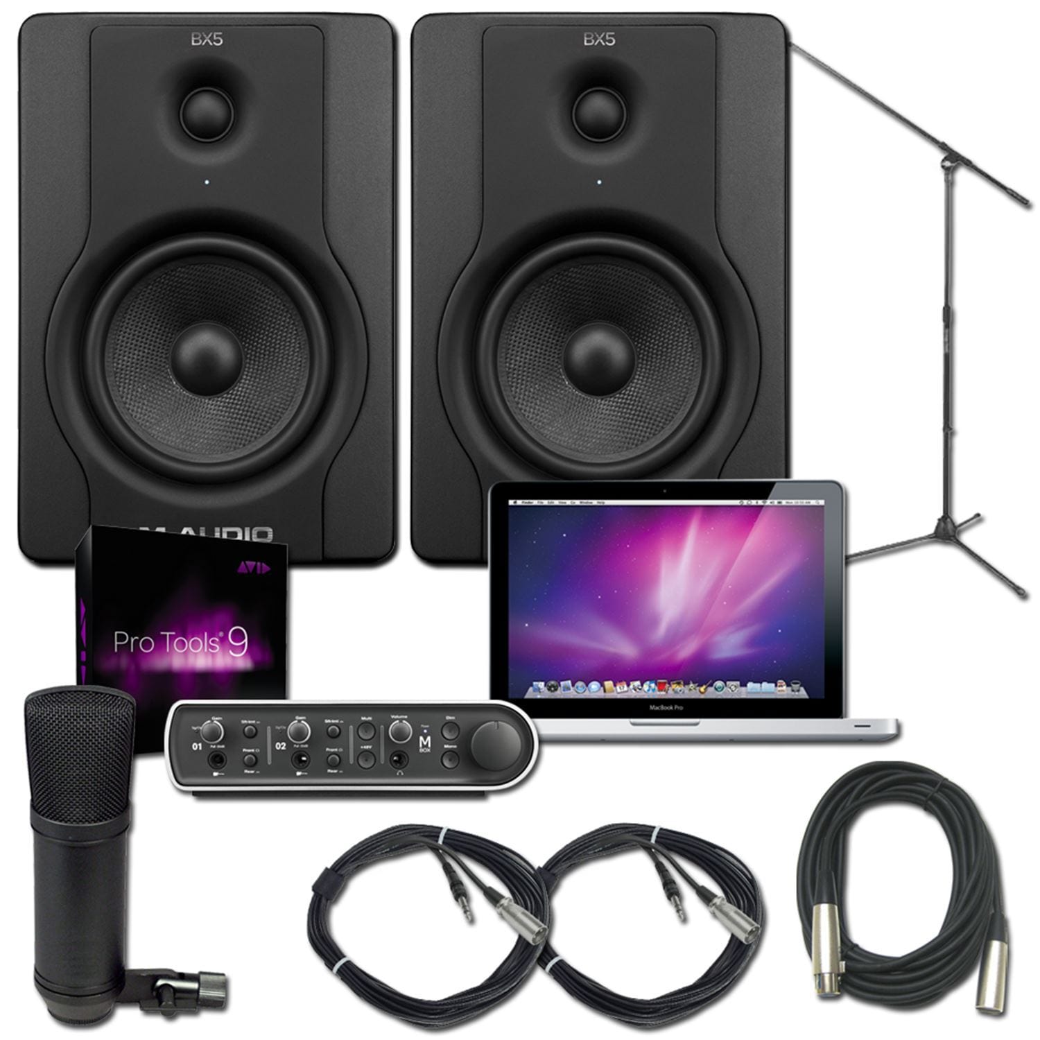 Pro Tools 9 MBox 3 MacBook Pro Recording Package - PSSL ProSound and Stage Lighting