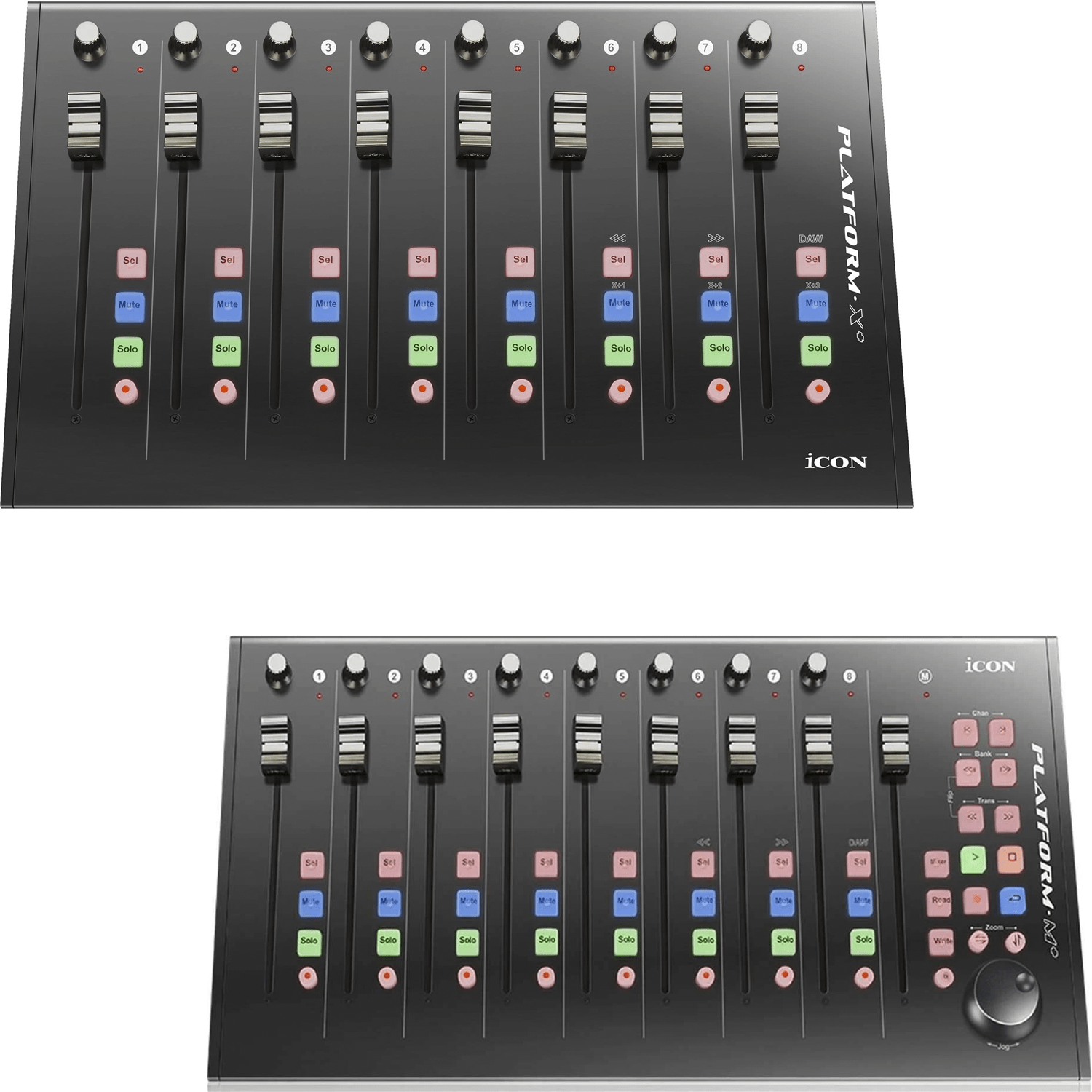 Icon Platform M-Plus Desktop DAW Controller with Control Surface Extender - PSSL ProSound and Stage Lighting