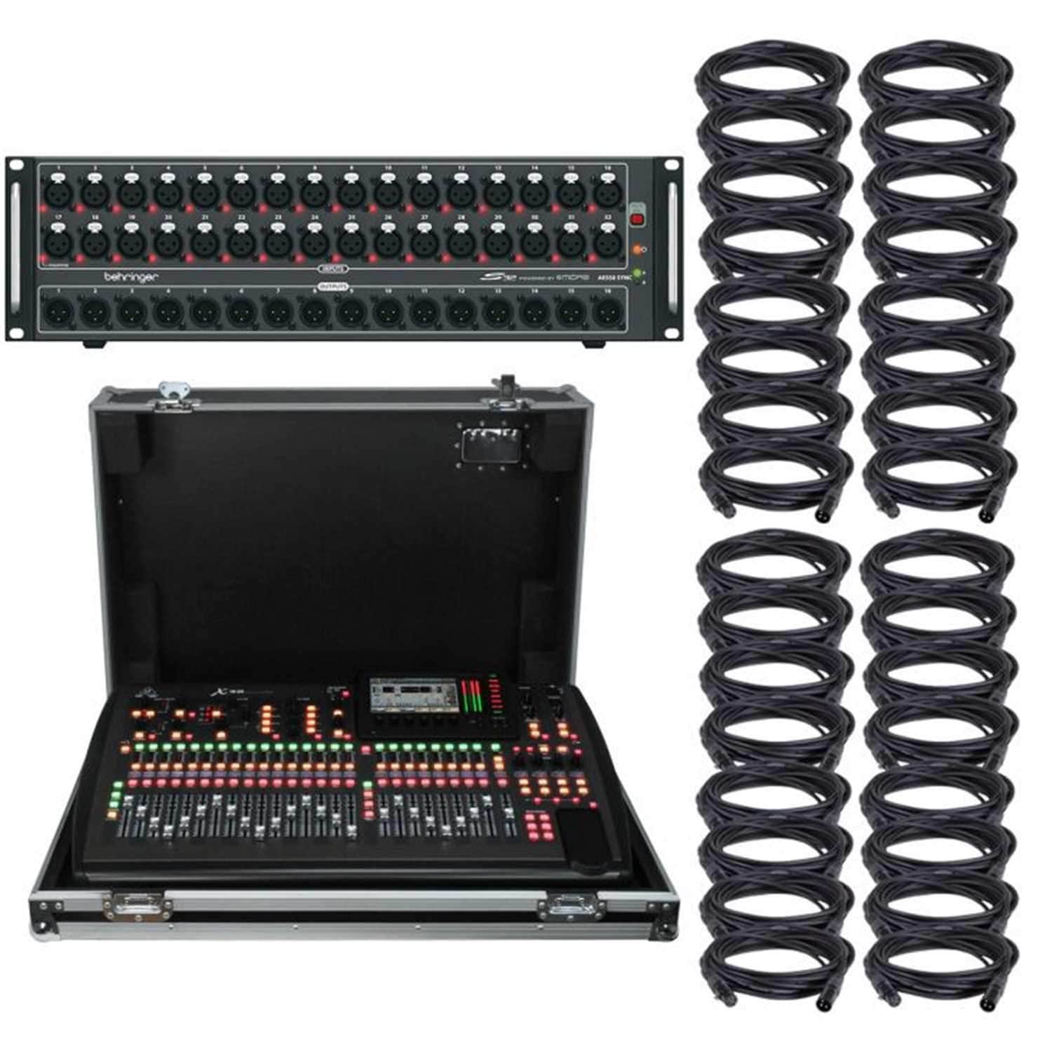 Behringer X32 Digital Mixer Small Stage Package with Touring Case - PSSL ProSound and Stage Lighting
