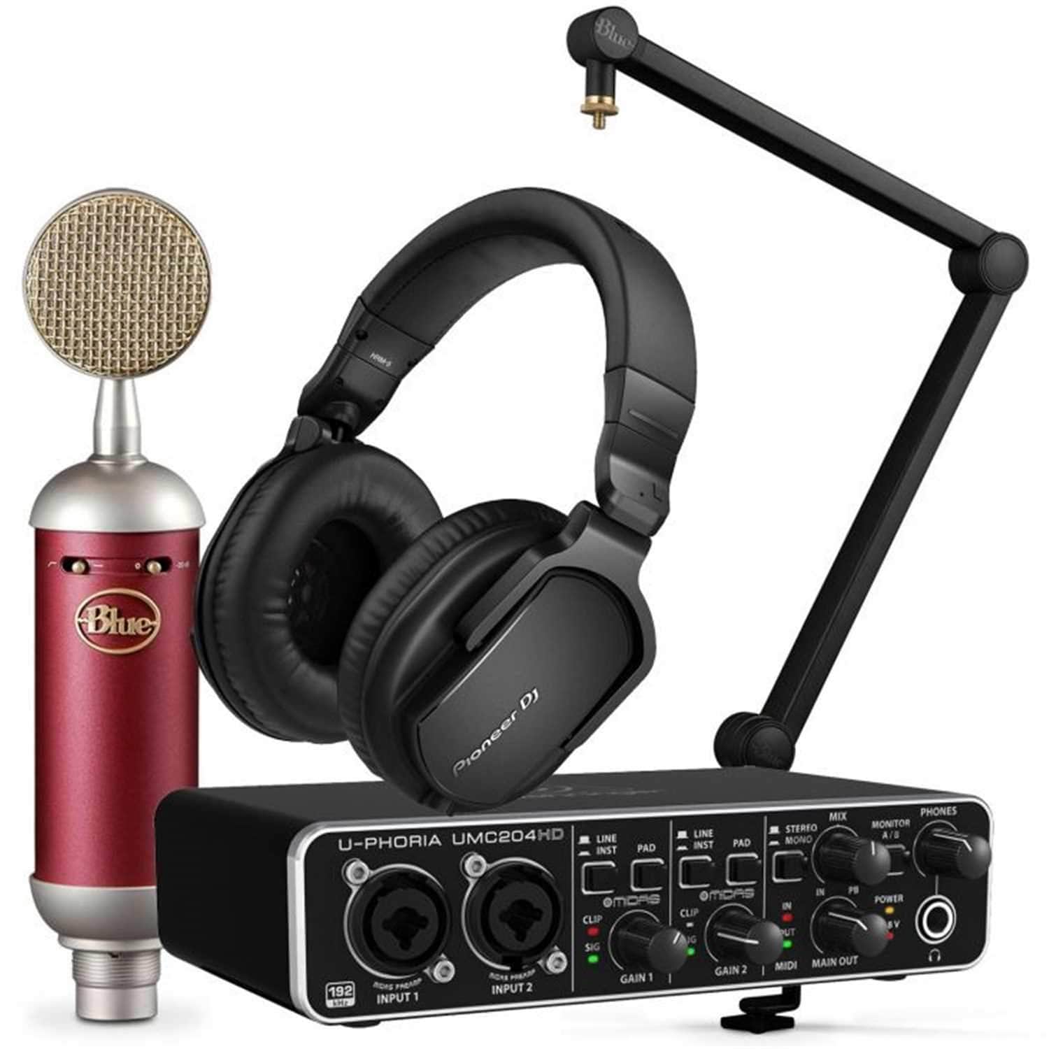 Blue Spark SL Podcast Bundle with HRM-5 Headphones - PSSL ProSound and Stage Lighting