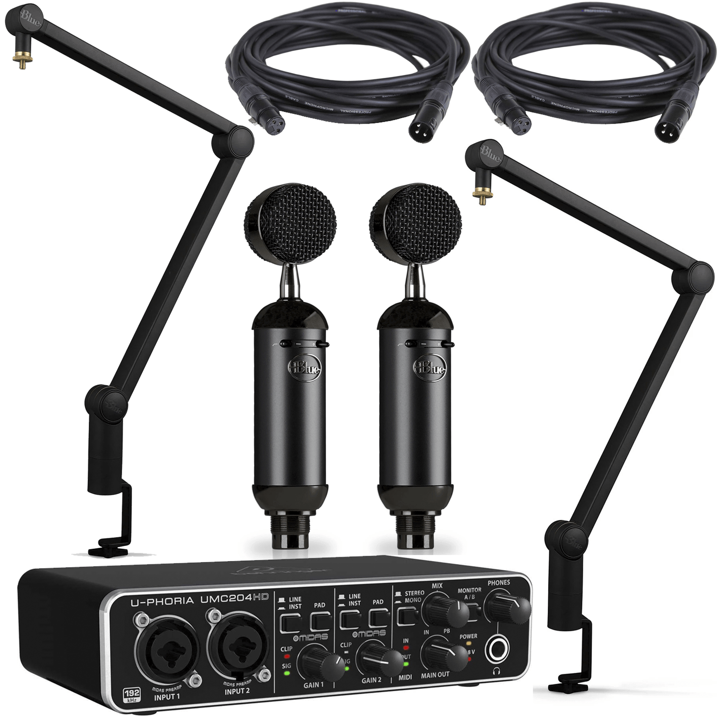 Blue Blackout Spark Podcast Bundle for Two - PSSL ProSound and Stage Lighting