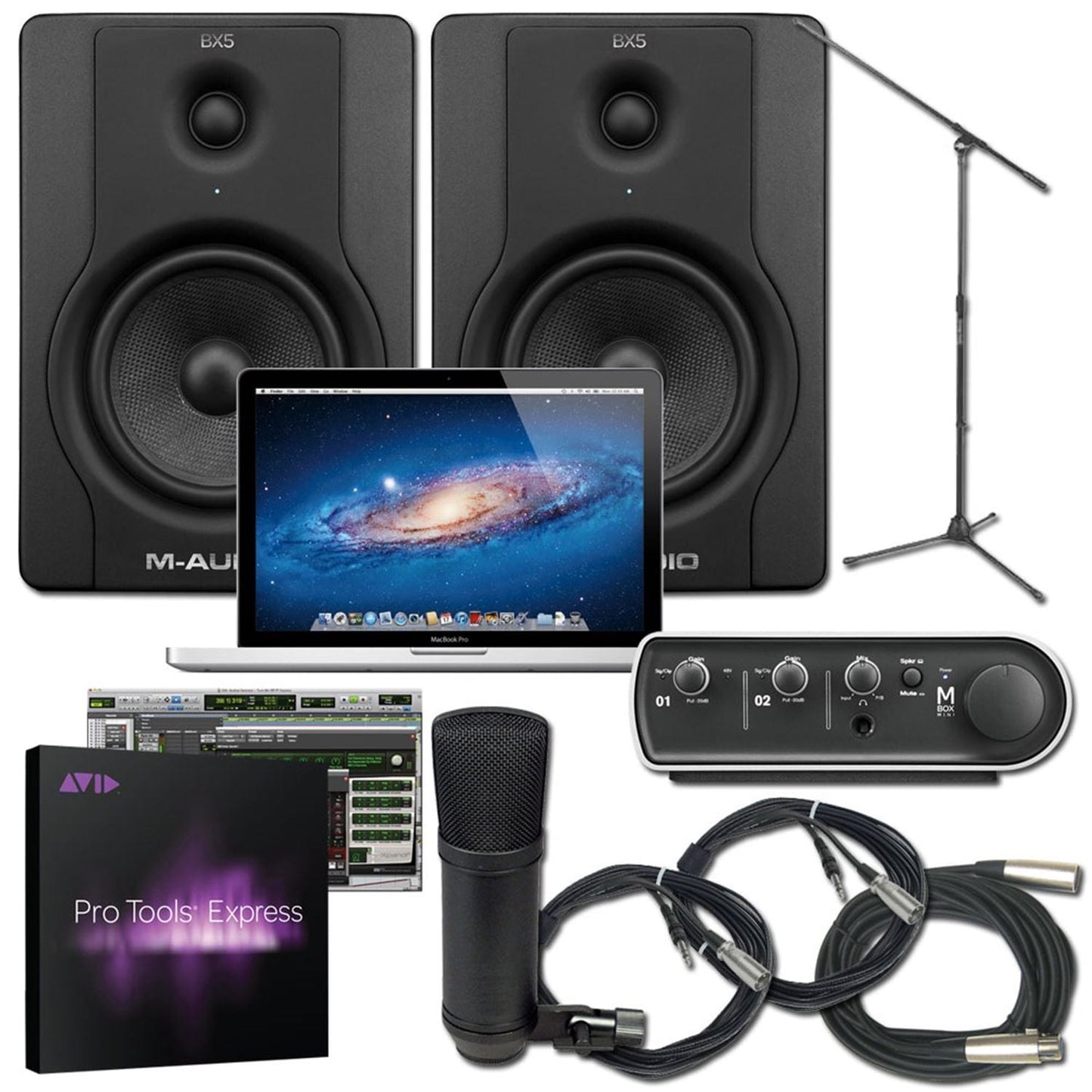 Protools Express MBox 3 Mini Pack with Macbook Pro - PSSL ProSound and Stage Lighting