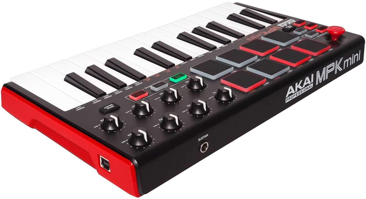 AKAI MPK Mini Mk2 Midi Keyboard with Odyssey Bag - PSSL ProSound and Stage Lighting