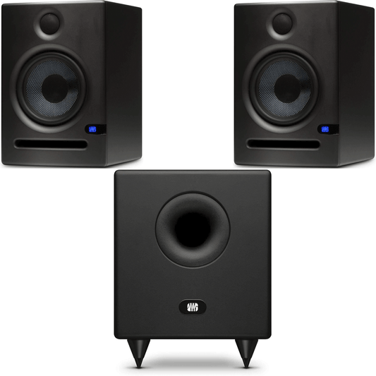 Presonus Eris E5 5-Inch Studio Monitor Pair with Temblor T8 Subwoofer - PSSL ProSound and Stage Lighting