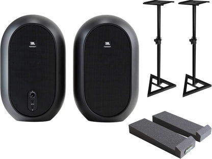 JBL One Series 104 Powered Monitors with Stands - PSSL ProSound and Stage Lighting