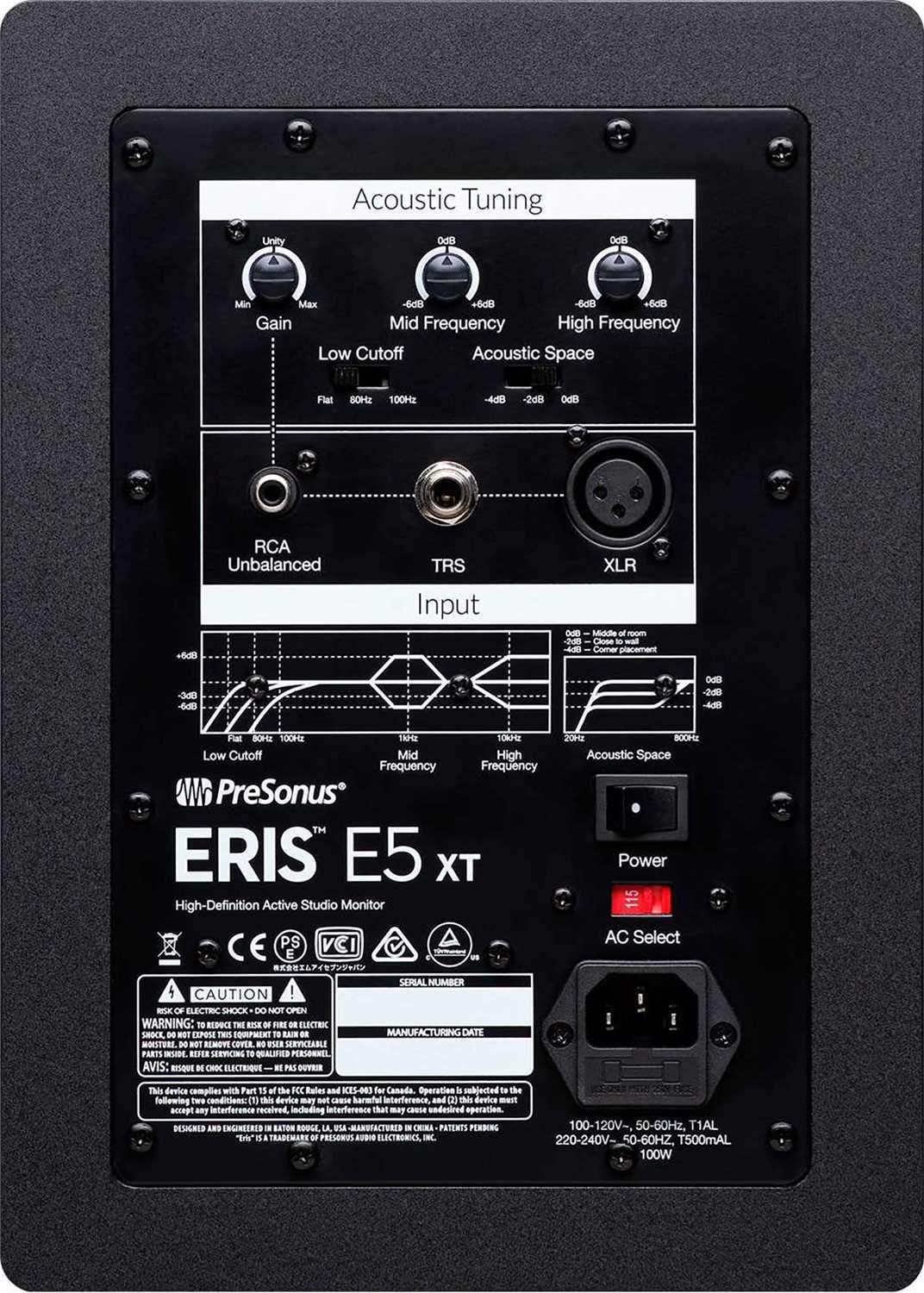PreSonus Eris-E5-XT Powered Studio Monitor Pair - PSSL ProSound and Stage Lighting
