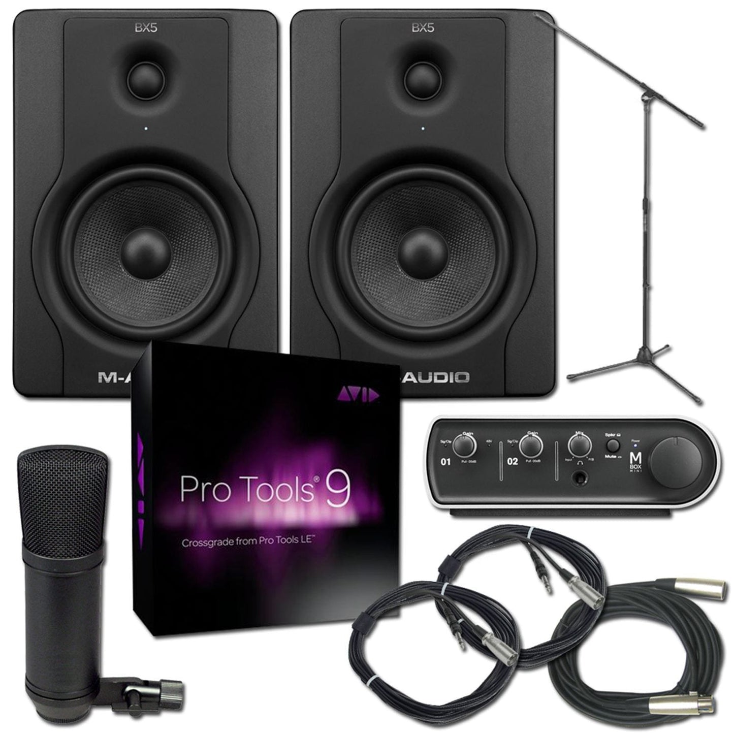 Pro Tools 9 MBox Complete Recording Packge - PSSL ProSound and Stage Lighting