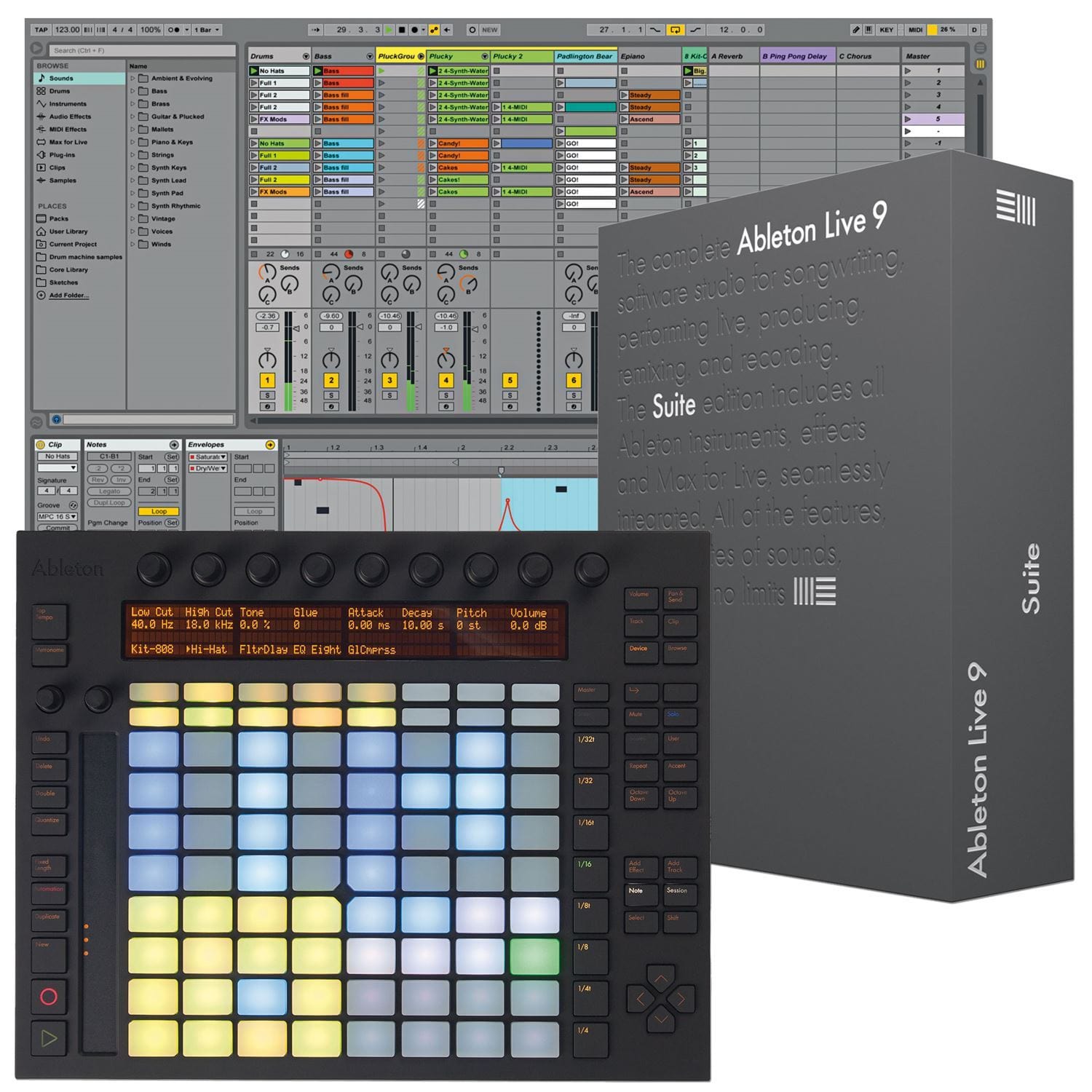 Ableton Push & Suite 9 Upgrade Bundle - PSSL ProSound and Stage Lighting