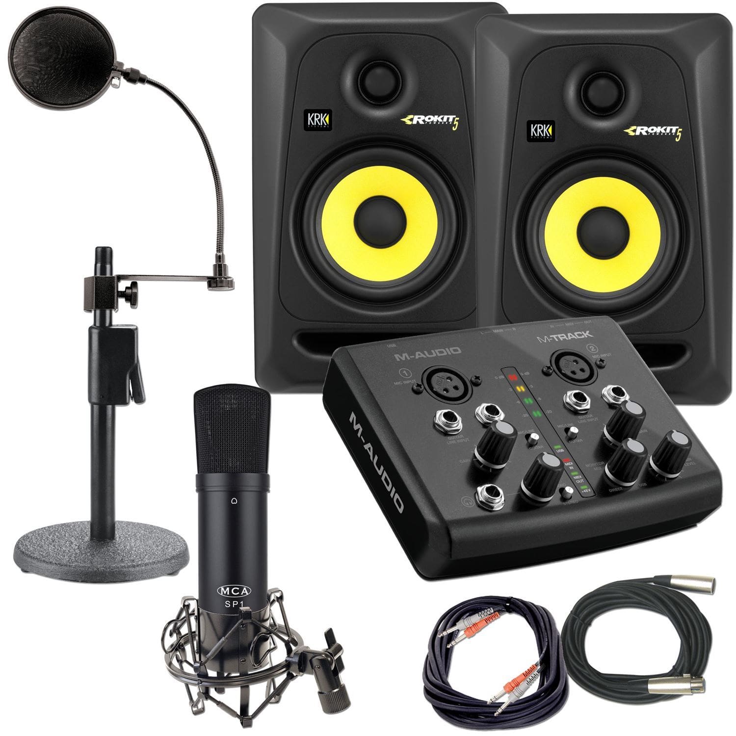 M-Audio MTRACK Complete Recording Package - PSSL ProSound and Stage Lighting