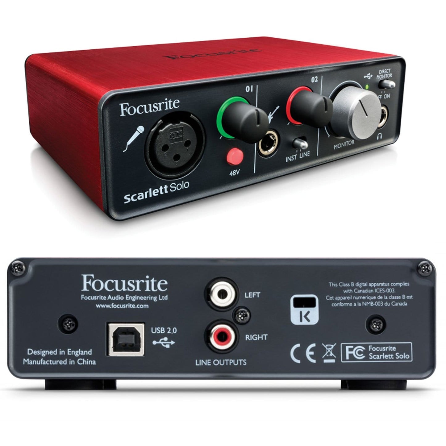 Studio Bundle with Focusrite Scarlett Solo and Mackie CR3 - PSSL ProSound and Stage Lighting